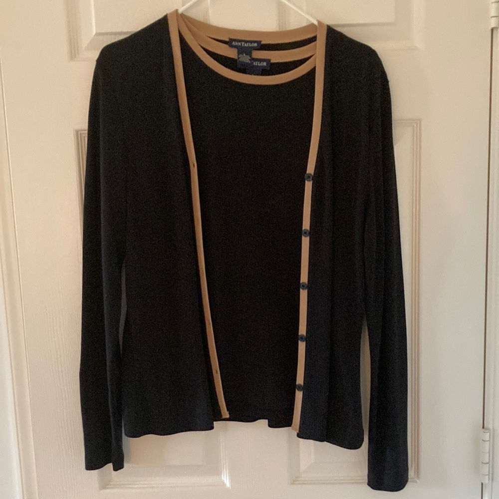 Ann Taylor Twin set, size Large
